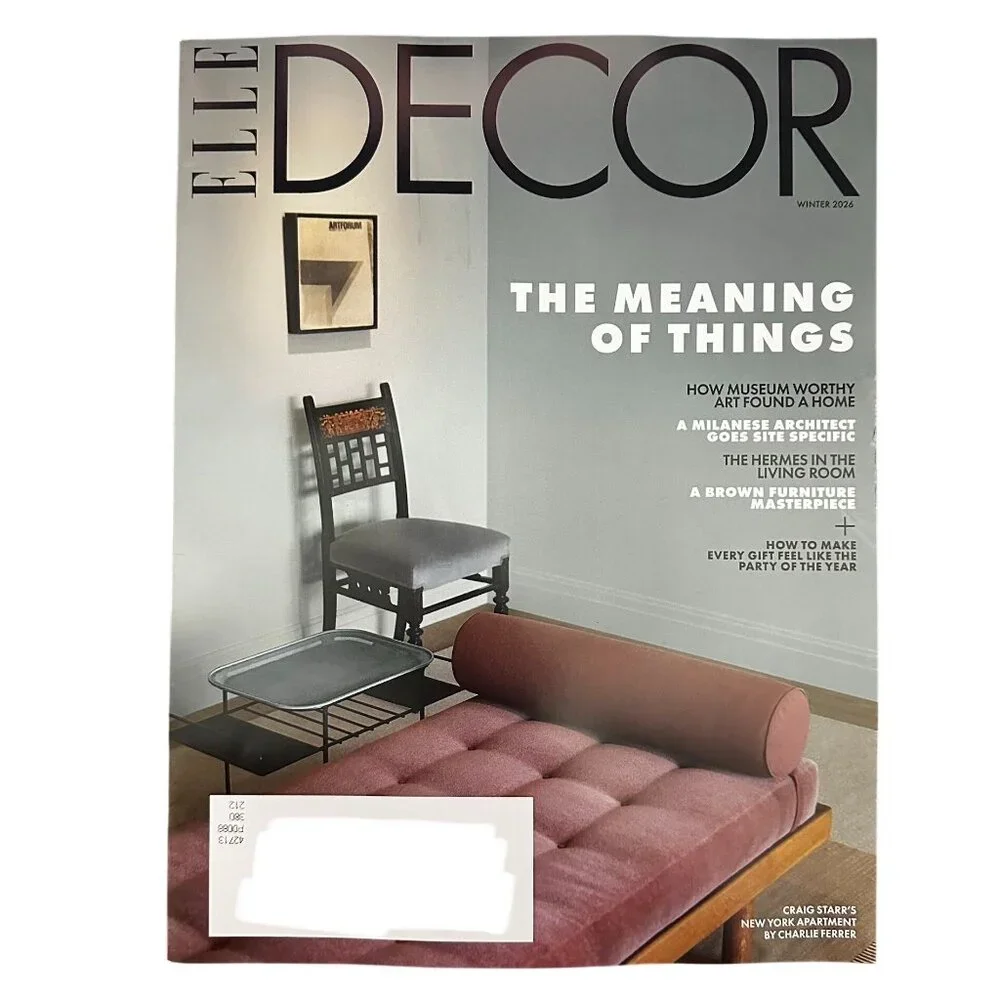 Elle Decor Magazine Winter 2026 The Meaning of Things